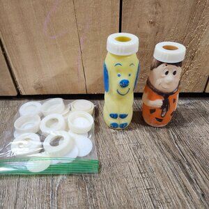 Vintage baby plastic baby bottles